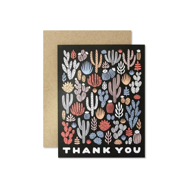 Thank You Cactus Card