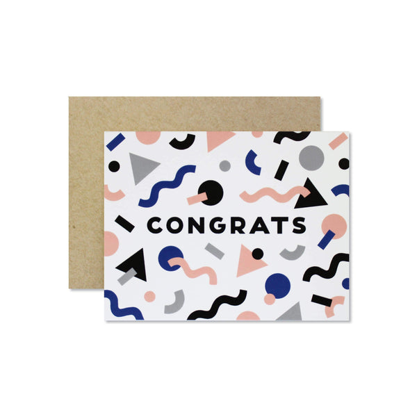Wild Hart Paper - Confetti Congrats Card - DIGS