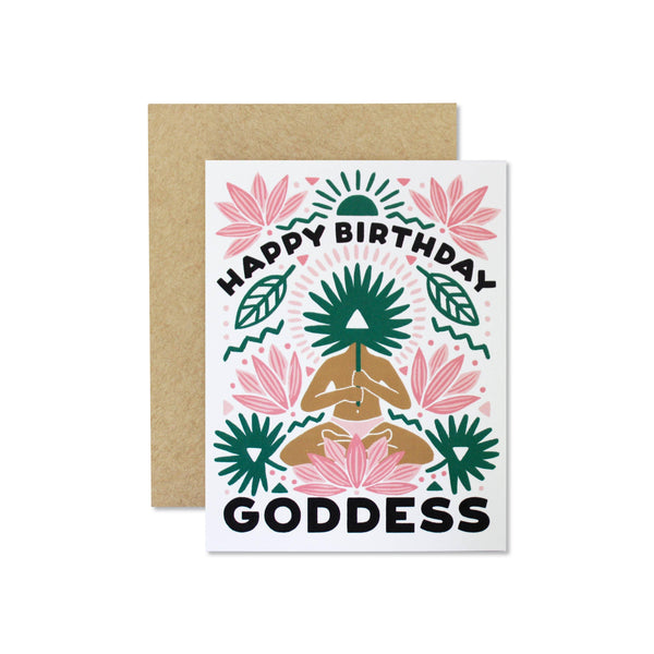 Wild Hart Paper - Birthday Goddess Card - DIGS
