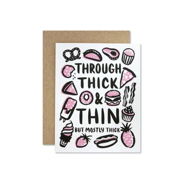 Thick And Thin Card