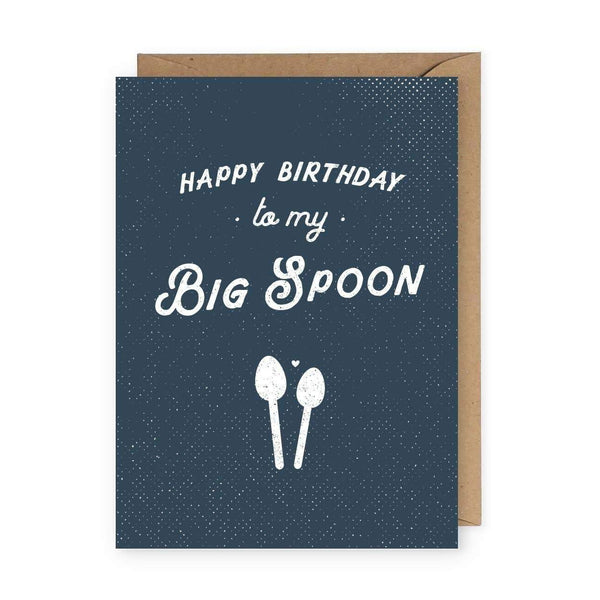 Happy Birthday Big Spoon Card - DIGS