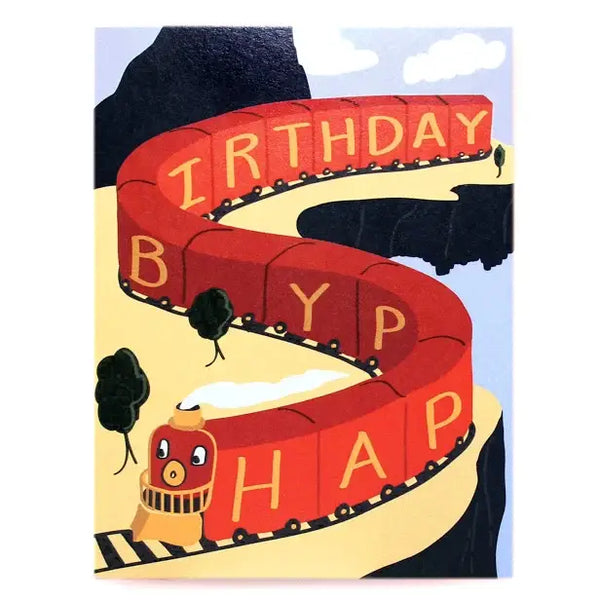 Birthday Train Card