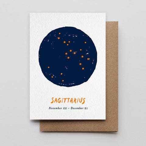 Sagittarius Star Sign Card