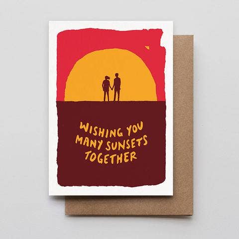 Sunset Love Card