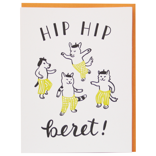 Beret Party Card