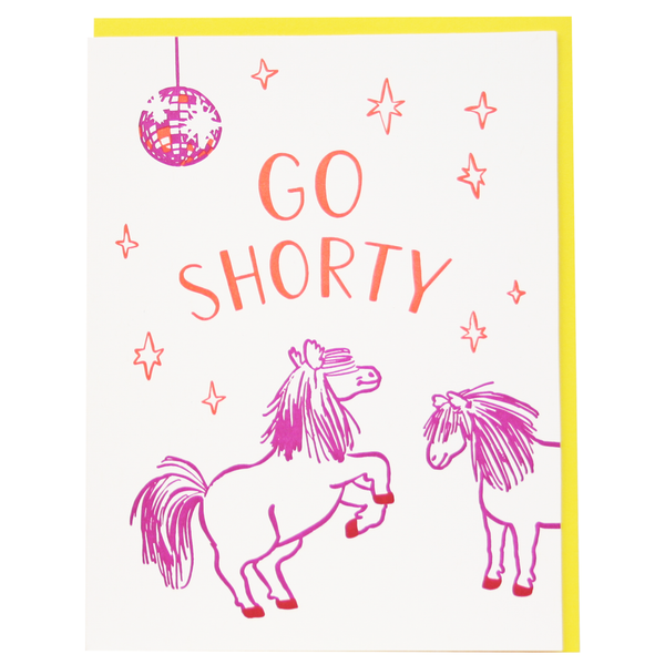 Dancing Ponies Birthday Card