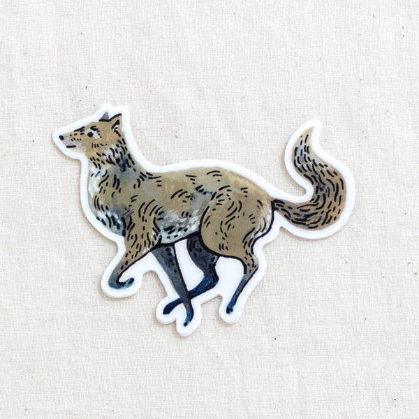 Wolf Animal Vinyl Sticker - DIGS