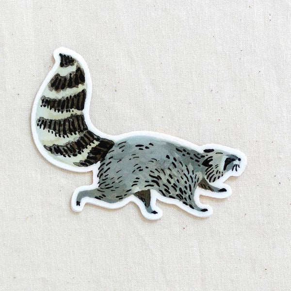 Raccoon Animal Vinyl Sticker - DIGS