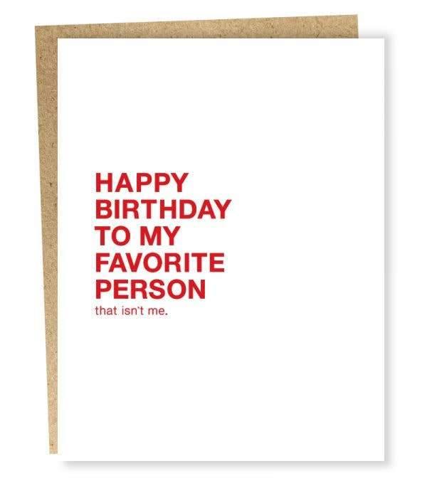 Favorite Person Card - DIGS
