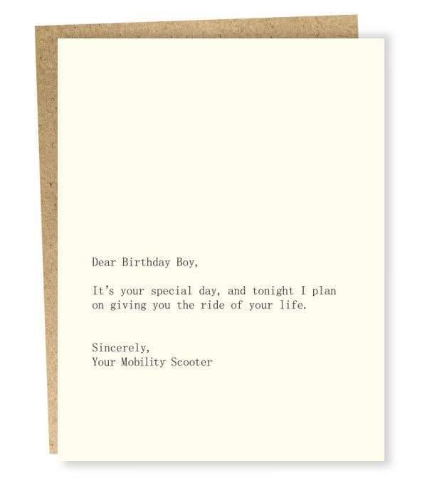 Birthday Boy / Scooter Card - DIGS