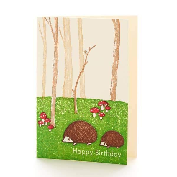Forest Happy Birthday Notecard - DIGS