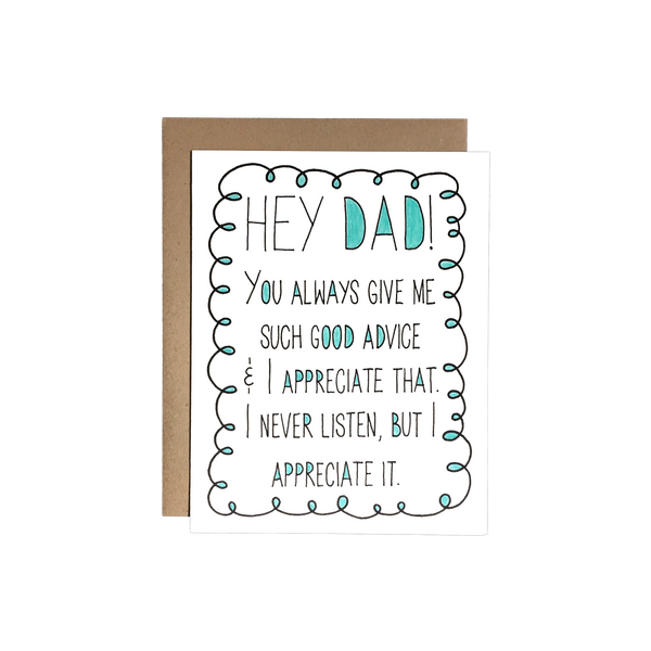 Father's Day Dad Appreciation Card - DIGS
