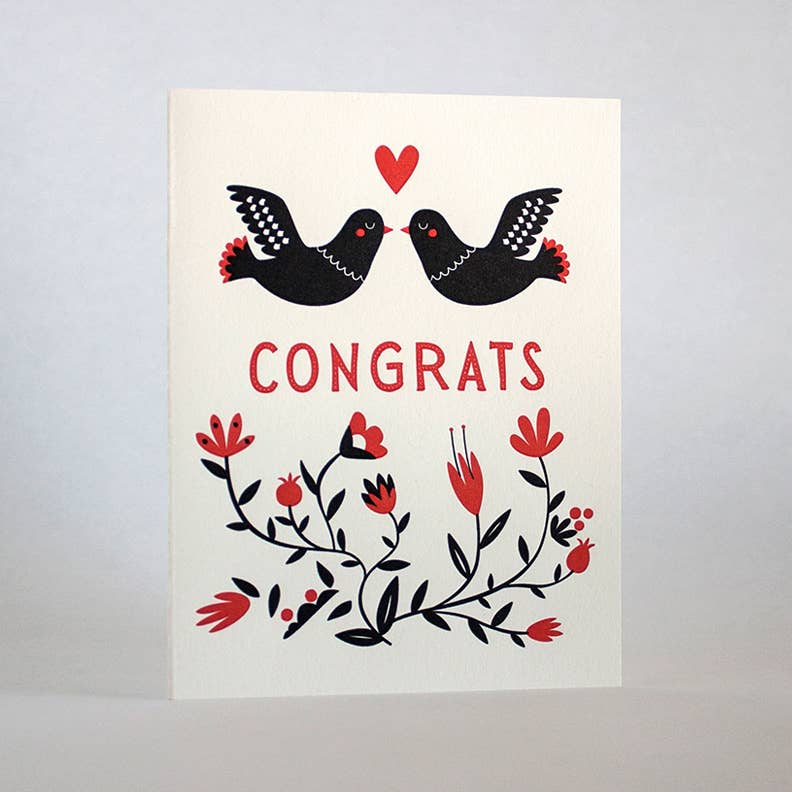 Congrats Doves Card
