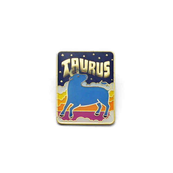 Taurus Enamel Pin