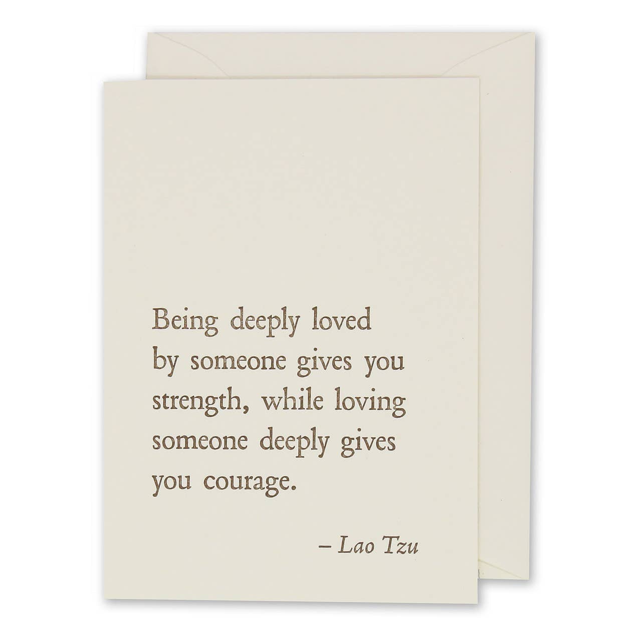 Lao Tzu - Loved Card