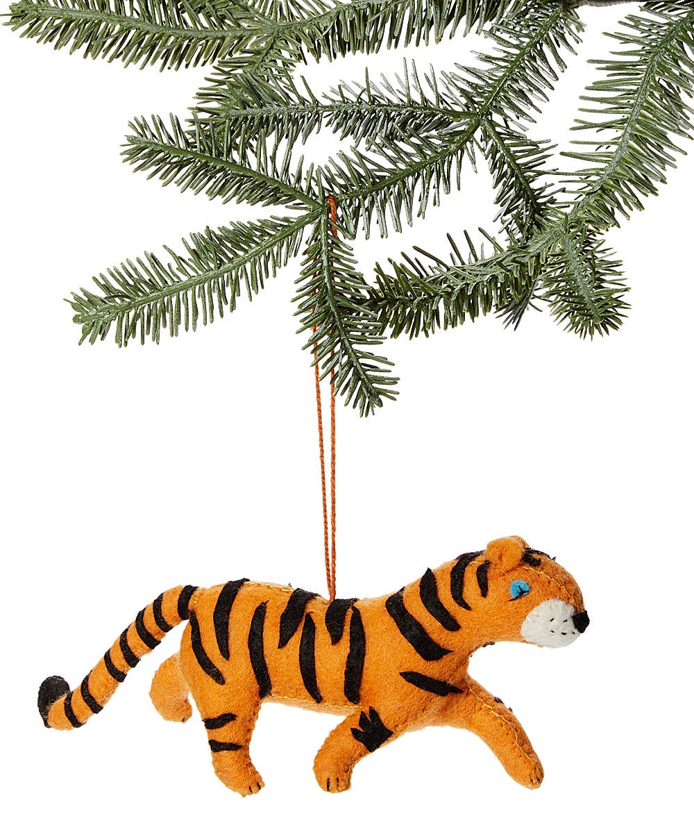 Felt Tiger Ornament