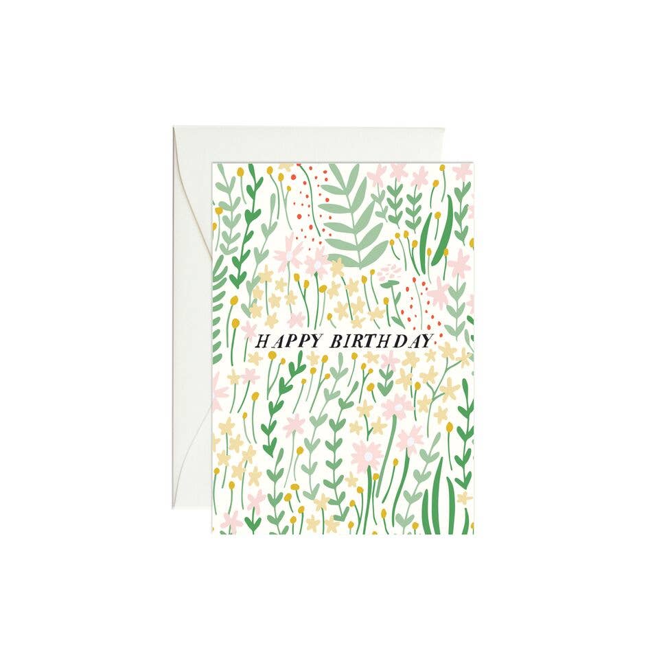 Garden Florals Mini Enclosure Card