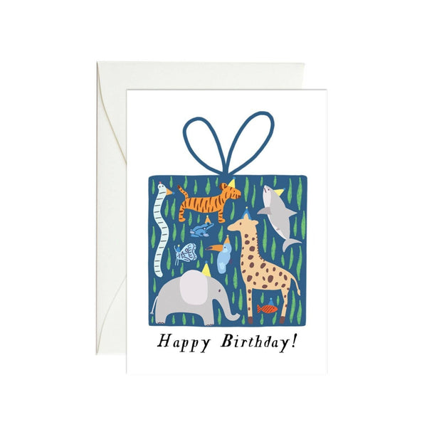 Wild Birthday Mini Enclosure Card