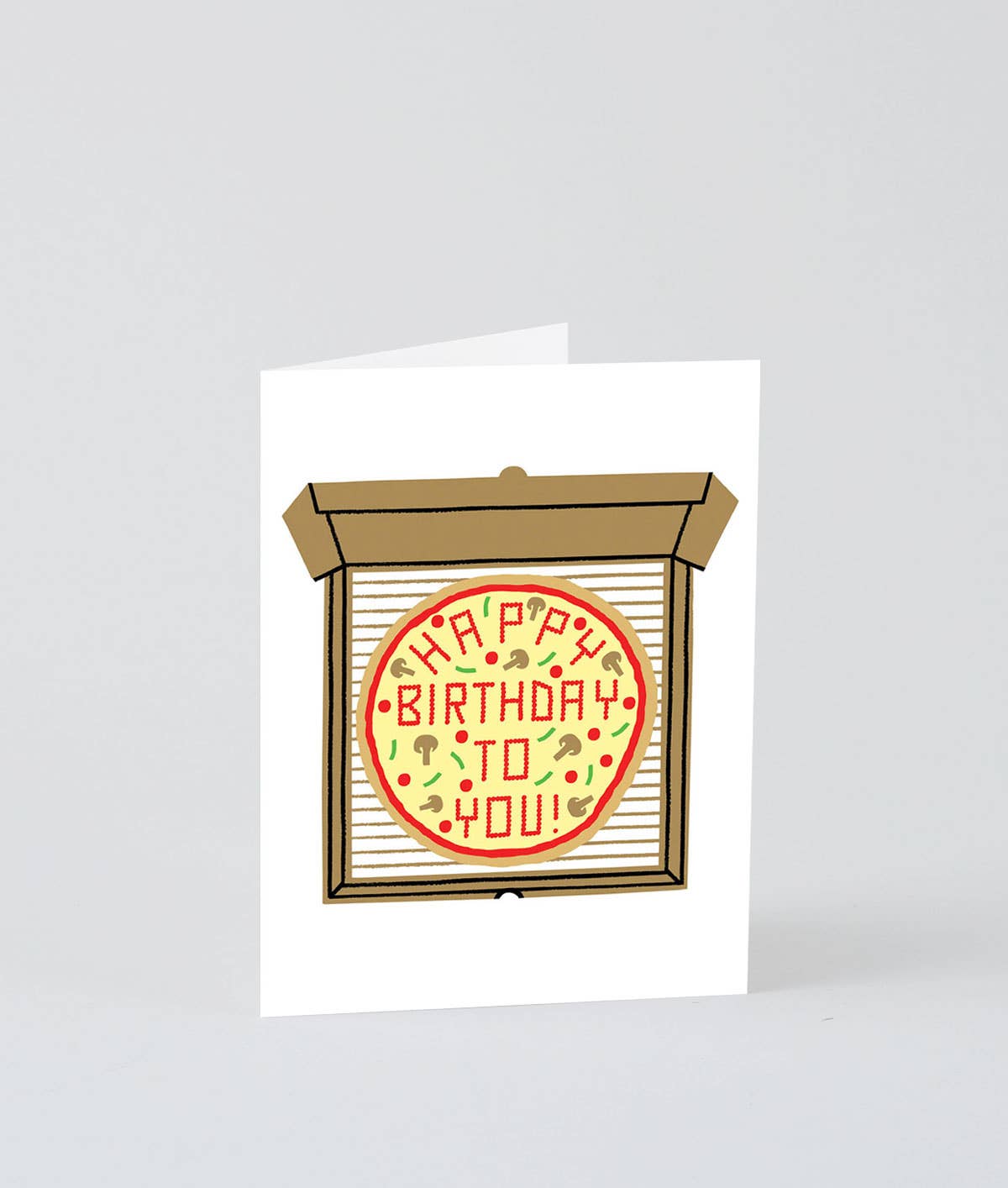 Birthday Pizza Greetings Card
