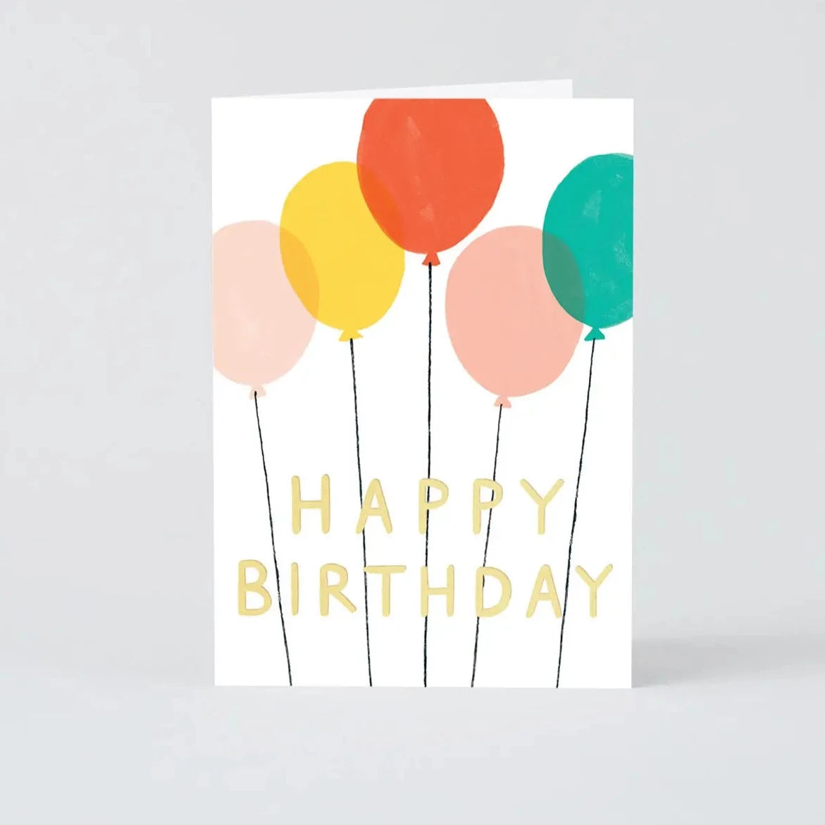 Happy Birthday Balloons Card