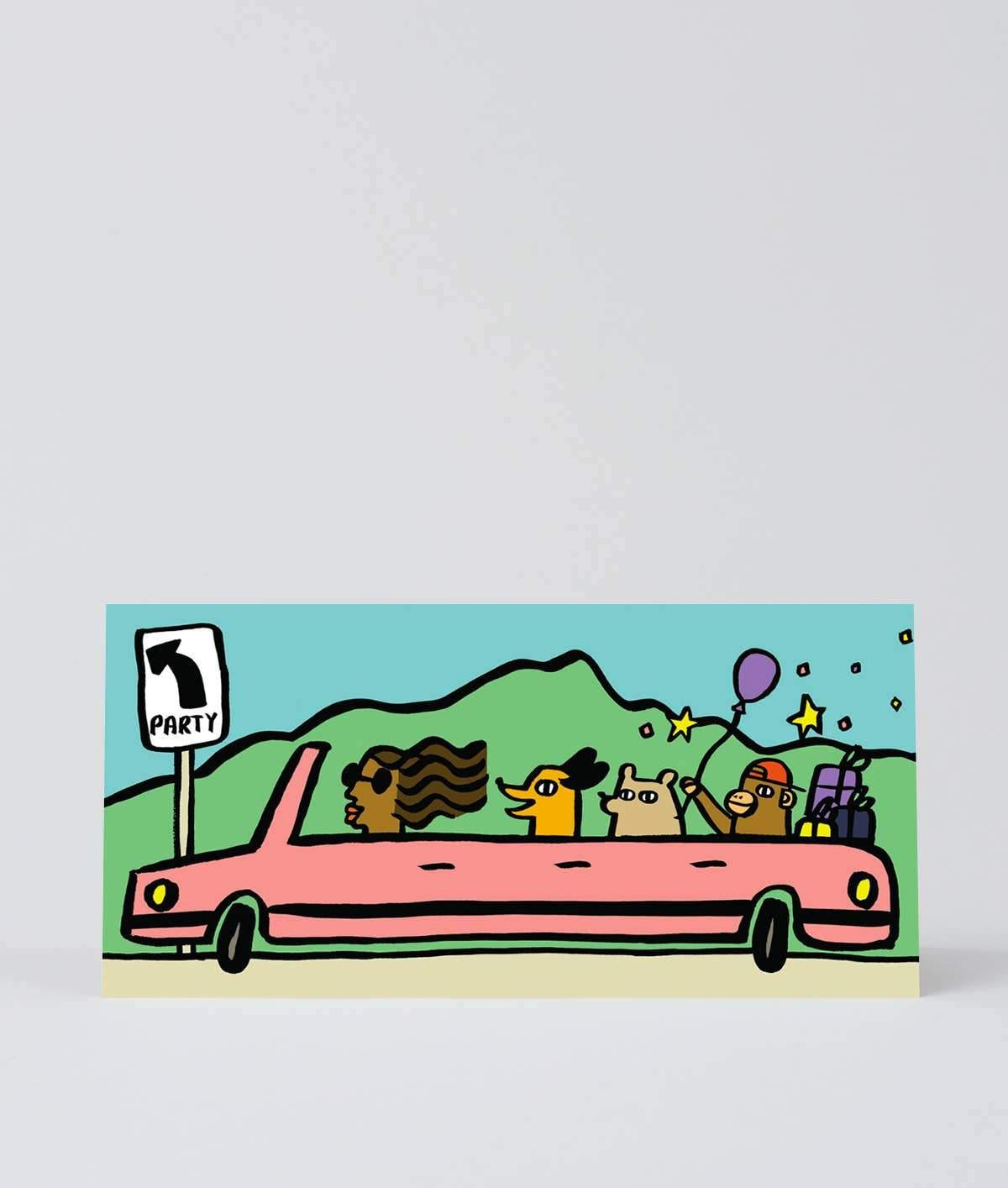 Party Car Card - DIGS