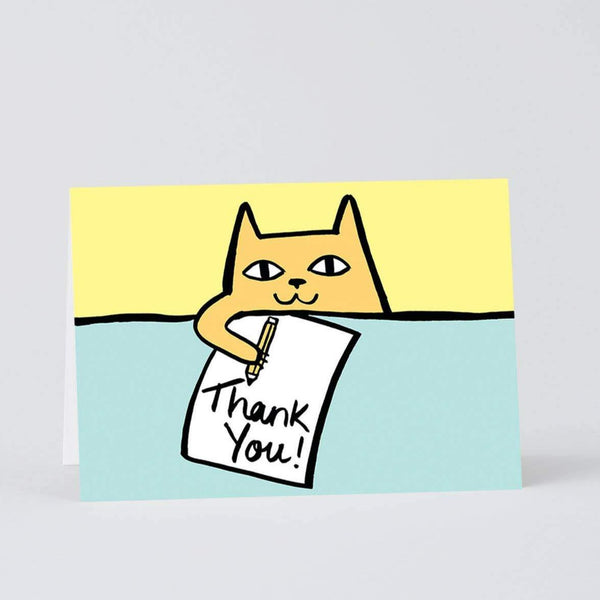 Thank You Cat Greeting Card