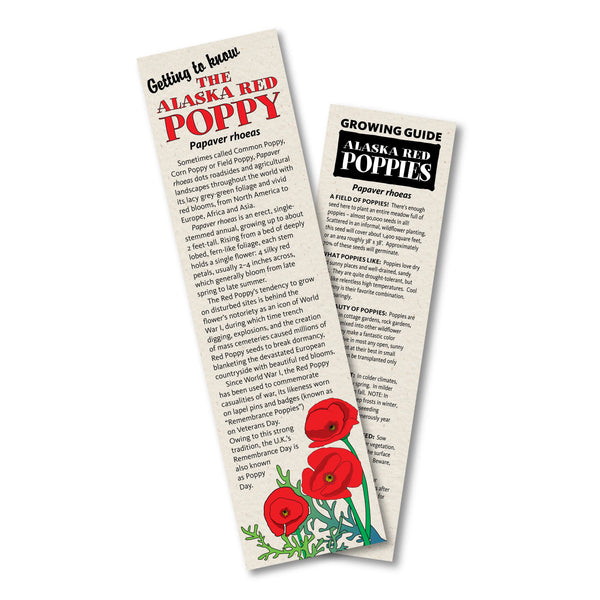 Flower Seed Grow Kit: Alaska Red Poppy