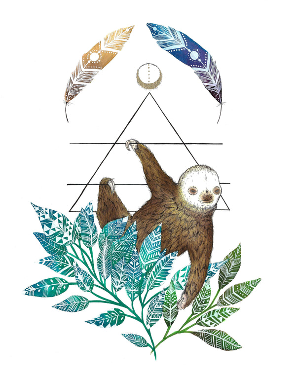 The Sloth Oracle Print - DIGS
