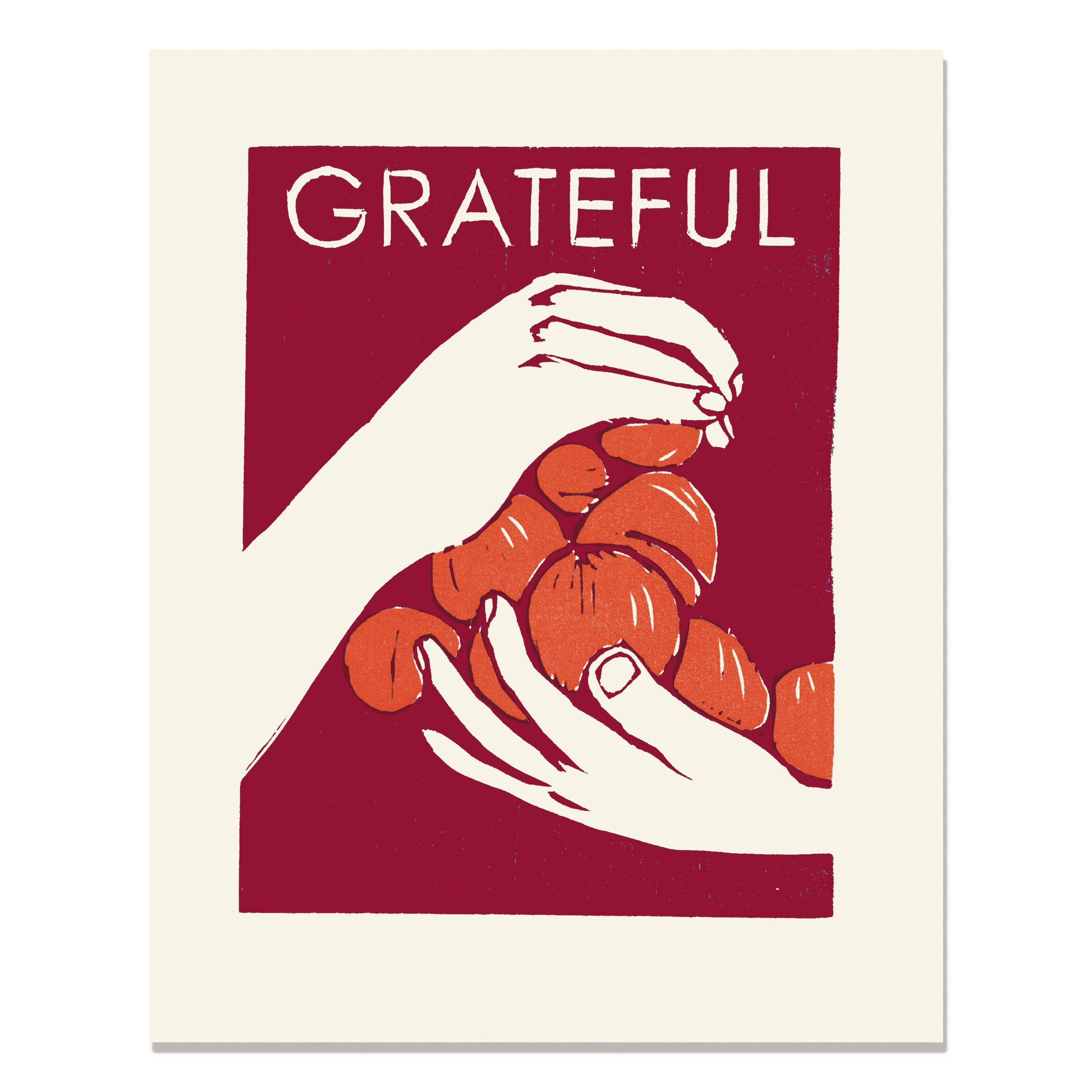 Grateful Hands Art Print