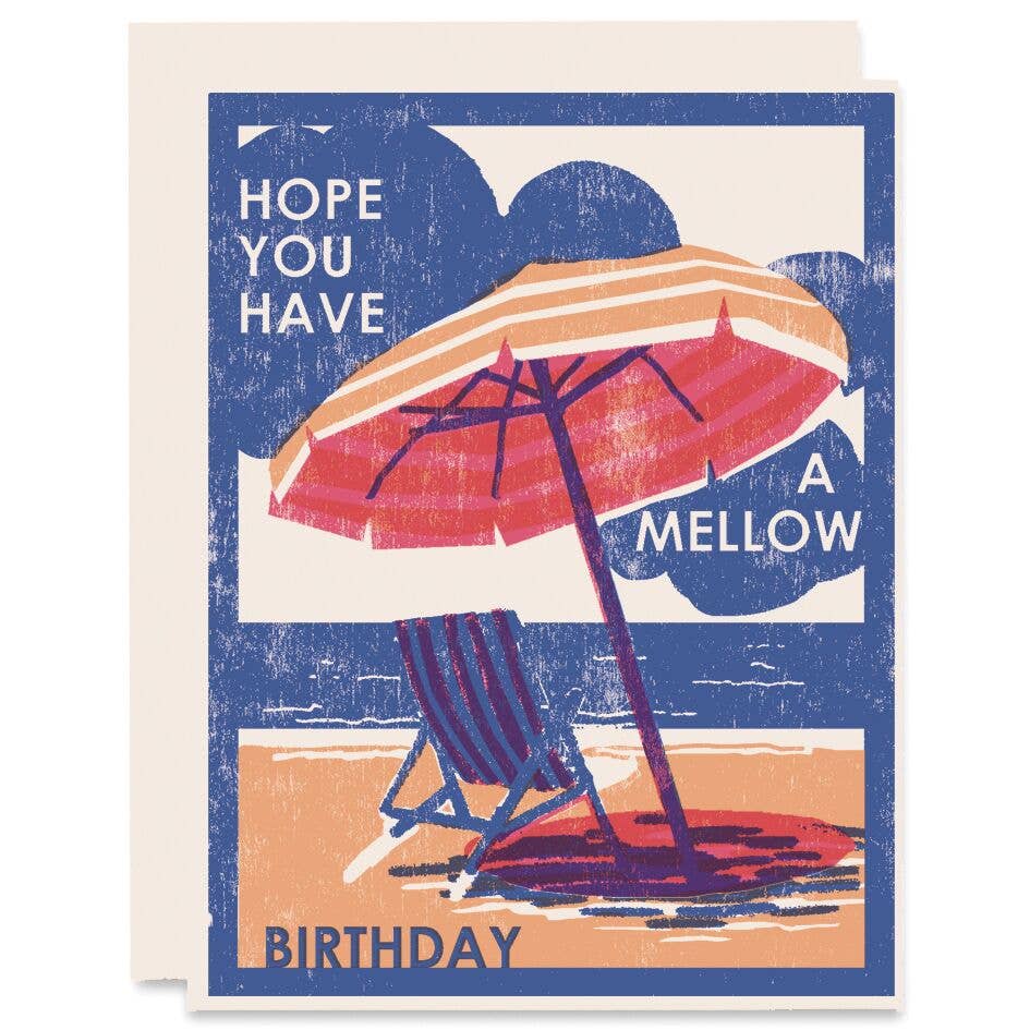 Mellow Birthday Card