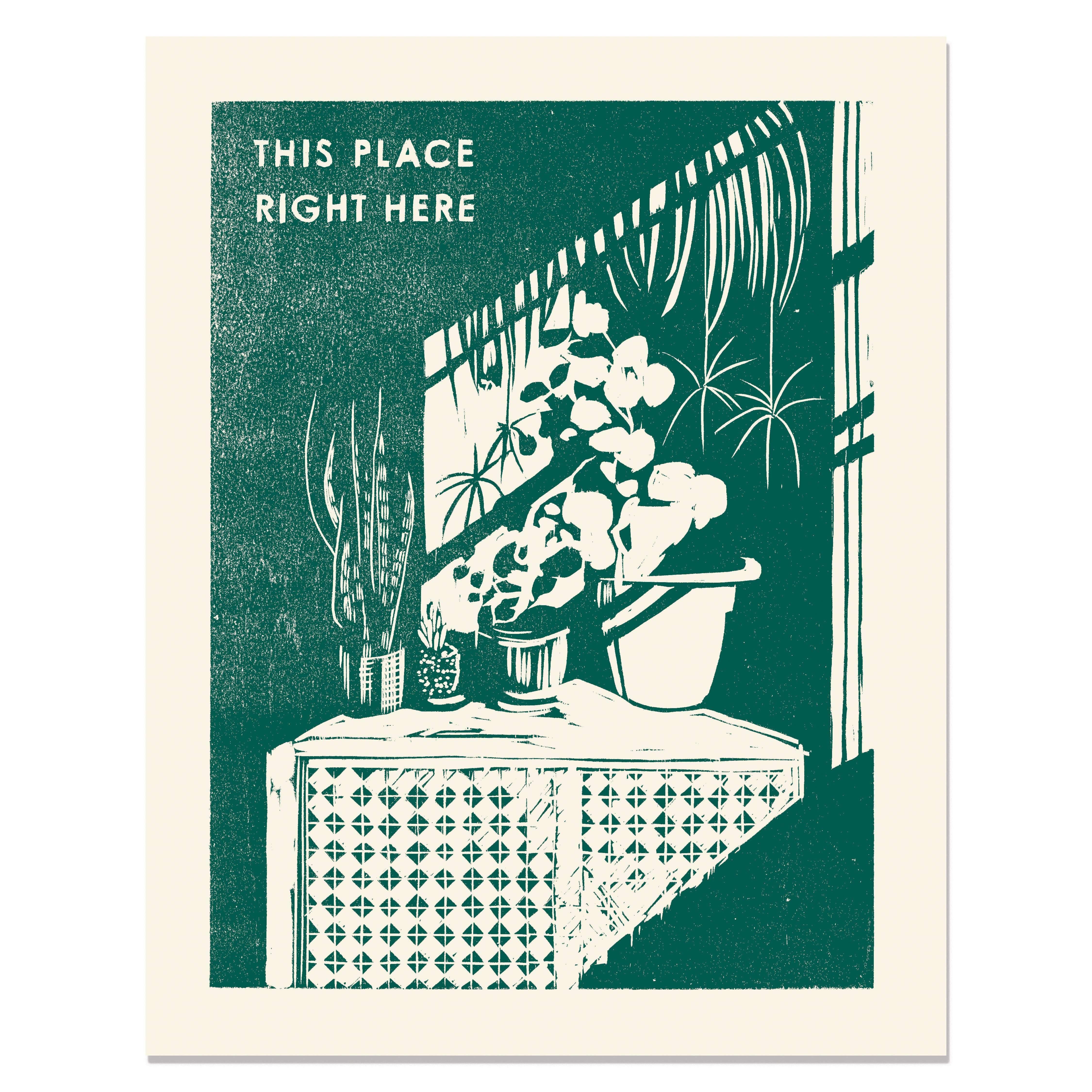 This Place Right Here Art Print - DIGS