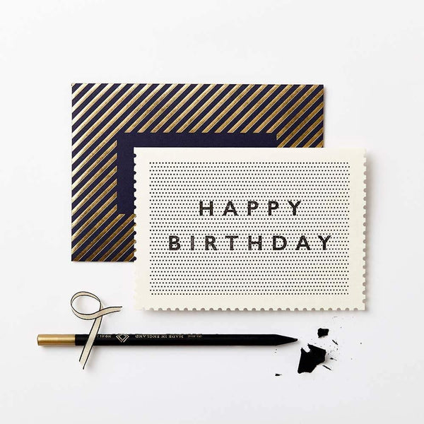 Deco Pinpoint Birthday Card - DIGS