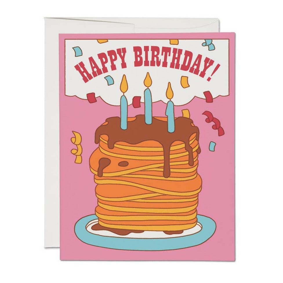 Pancake Birthday Card