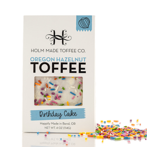 Oregon Hazelnut Toffee: Birthday Cake