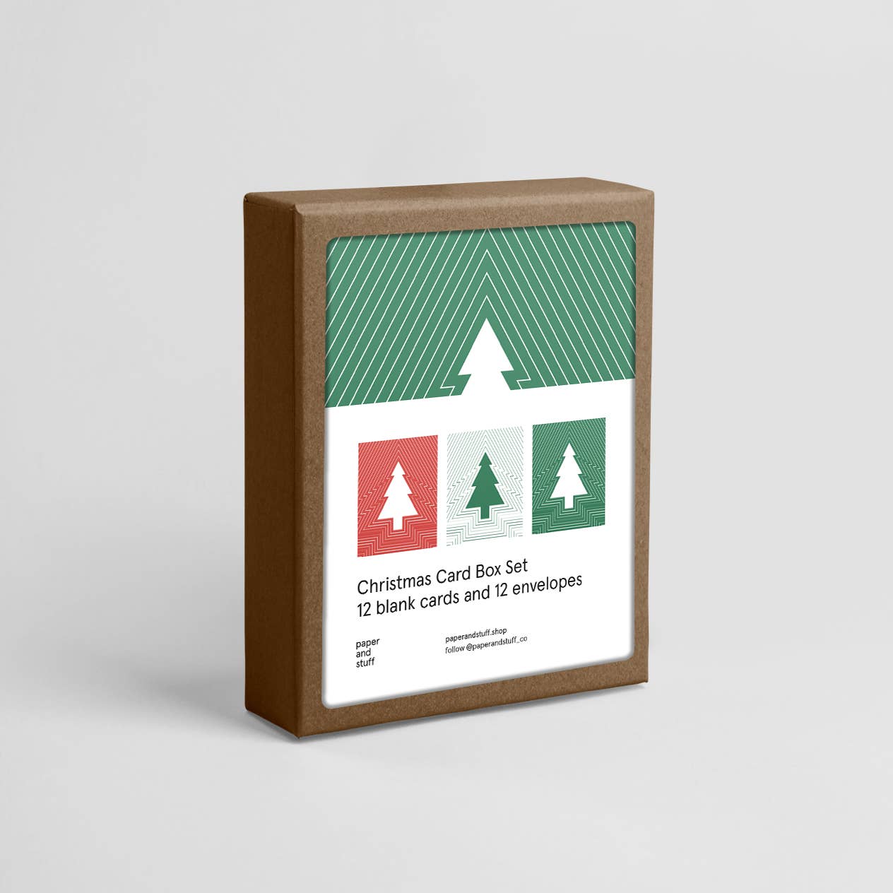 Christmas Tree Card Box Set