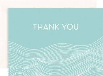 Pool Waves Thank You Card Boxed Set