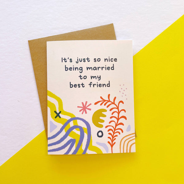 Married Friend Greeting Card