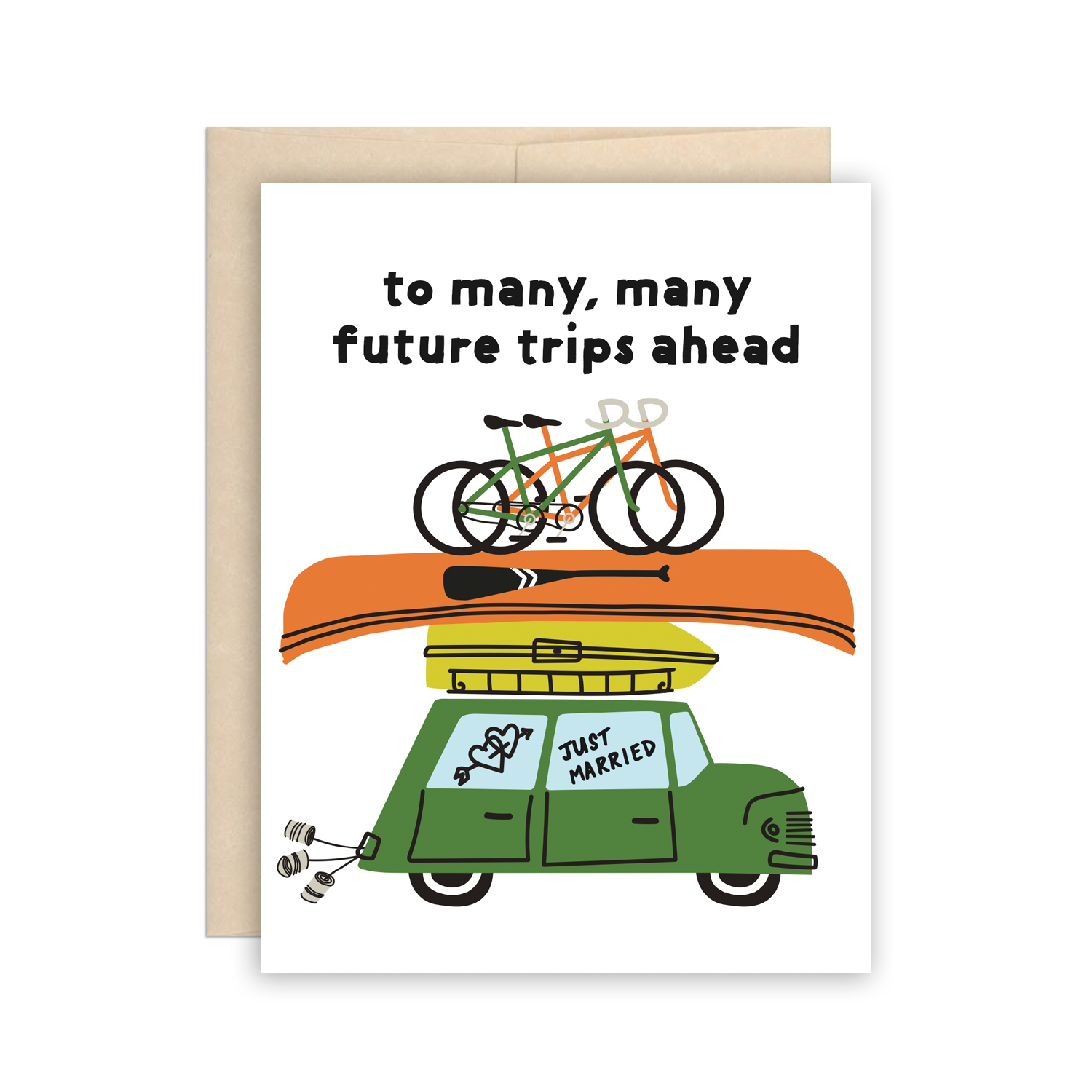 Many Future Trips Outdoor Card