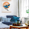 Modern Paint by Numbers Kit: Spring Blue Jay