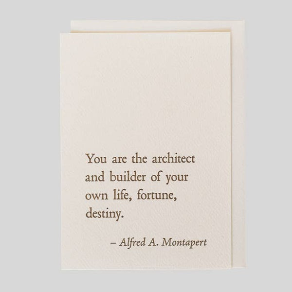 Architect of Your Life Card