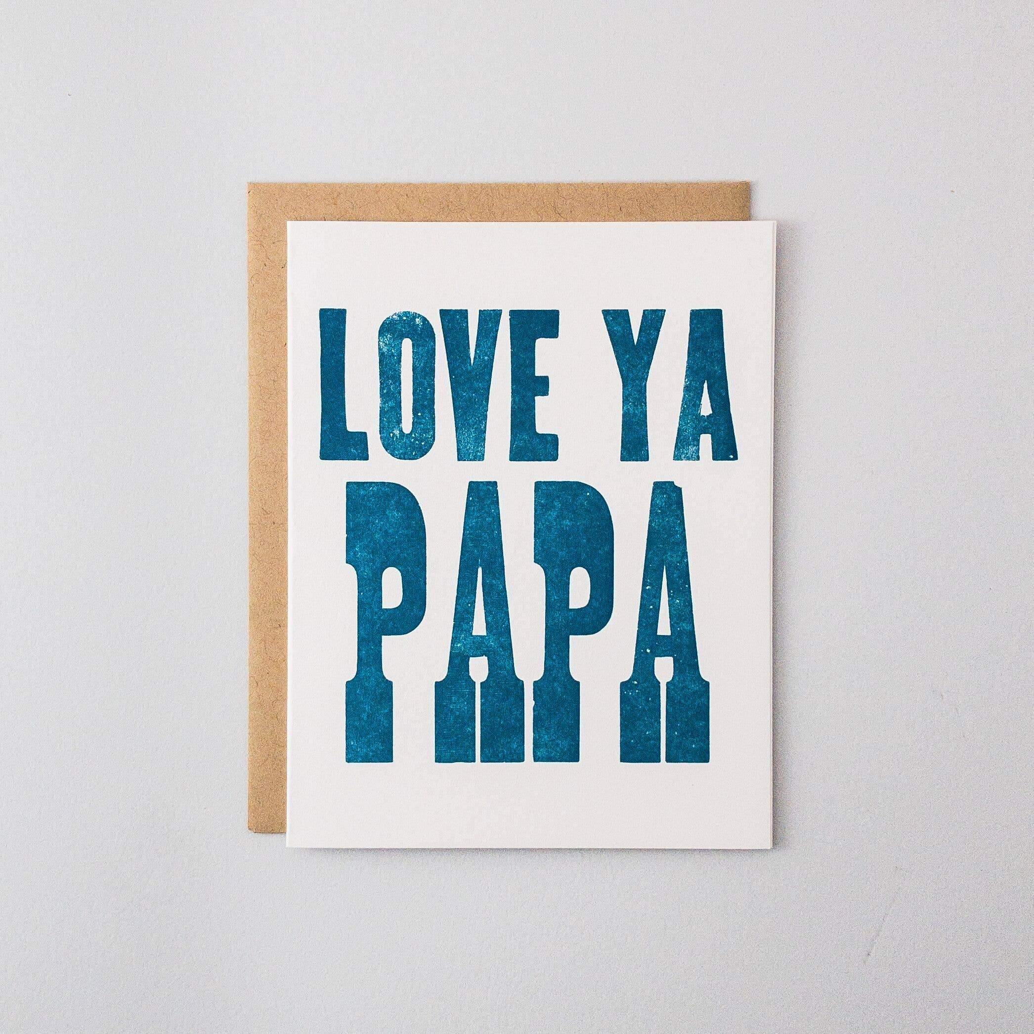 Love Ya Papa Card - DIGS