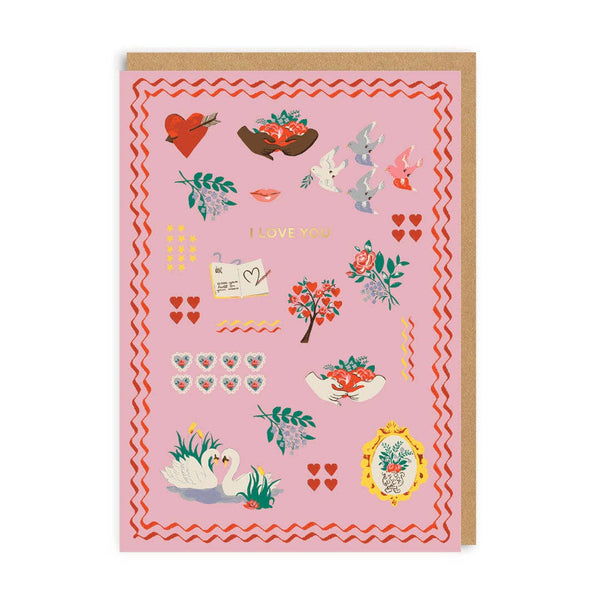 Love Icons Card