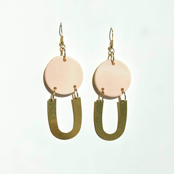 Britt Pink Dangle Earrings