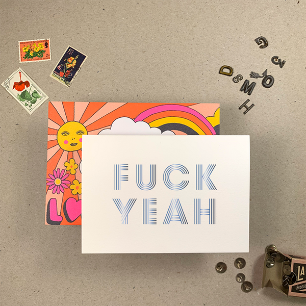 Fuck Yeah Congrats Card