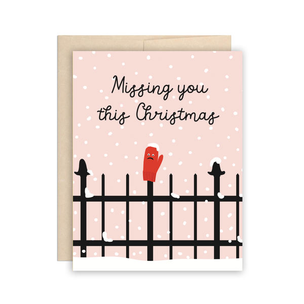 Lost Mitten Holiday Card