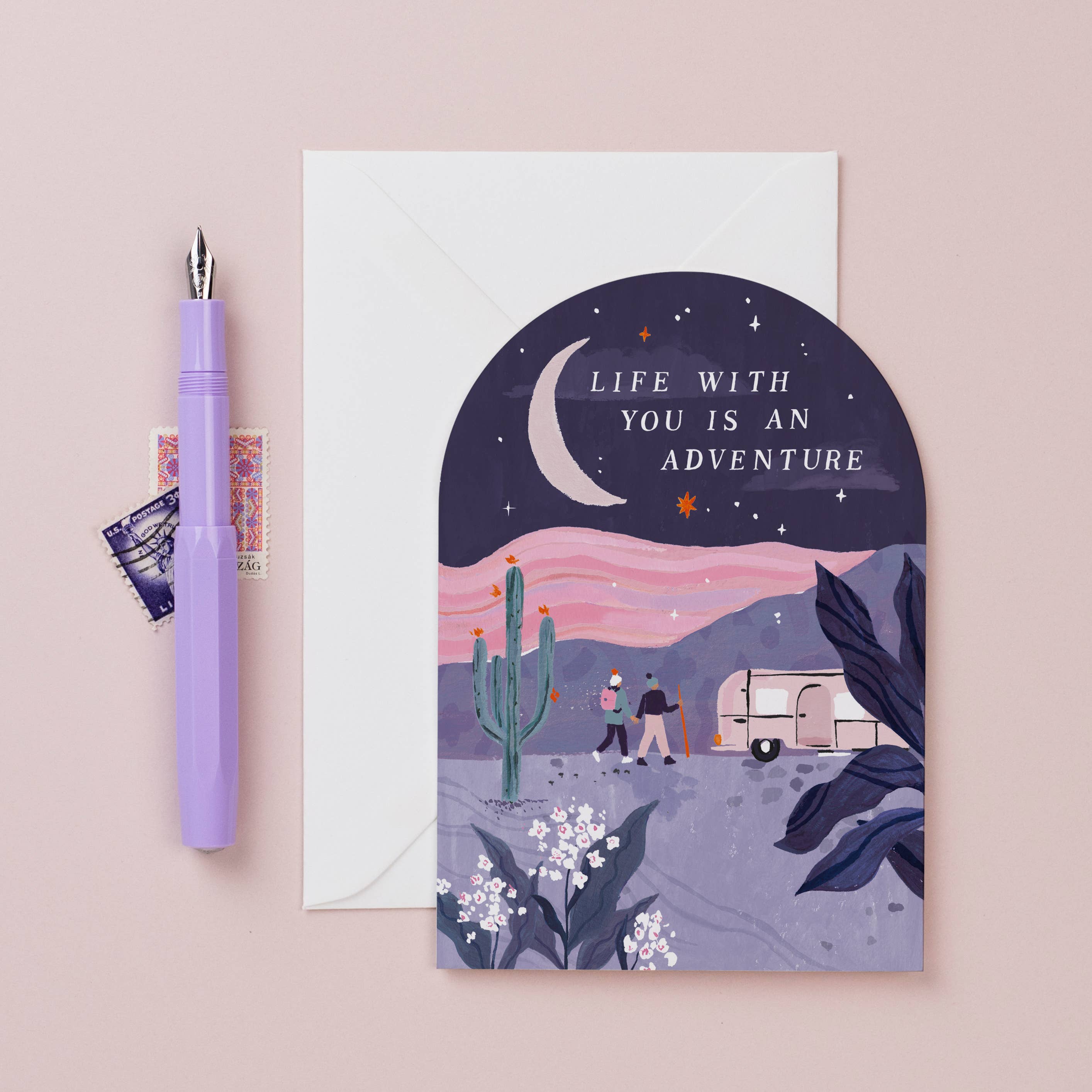 Desert Adventure Love Card