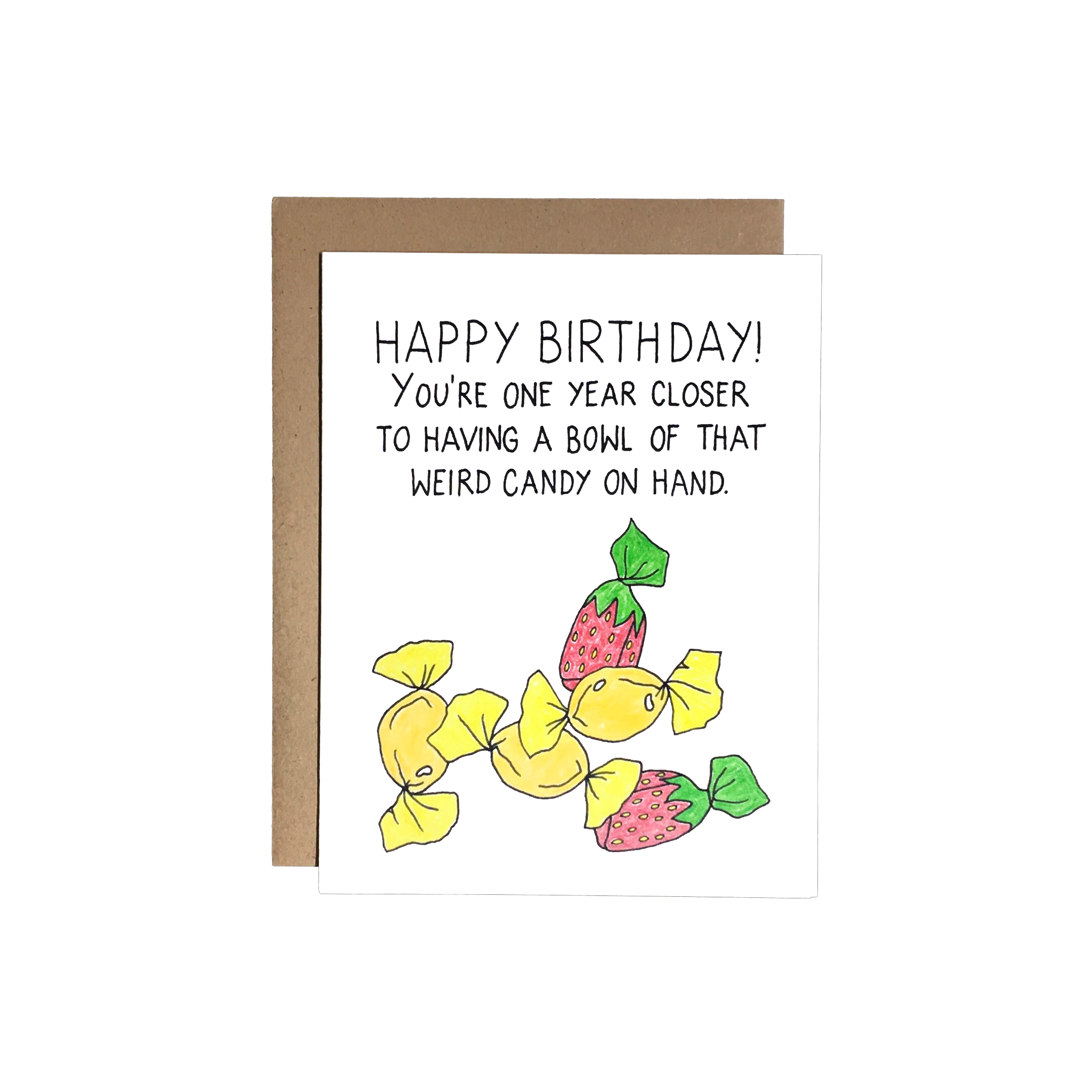 Birthday Weird Candy Card - DIGS