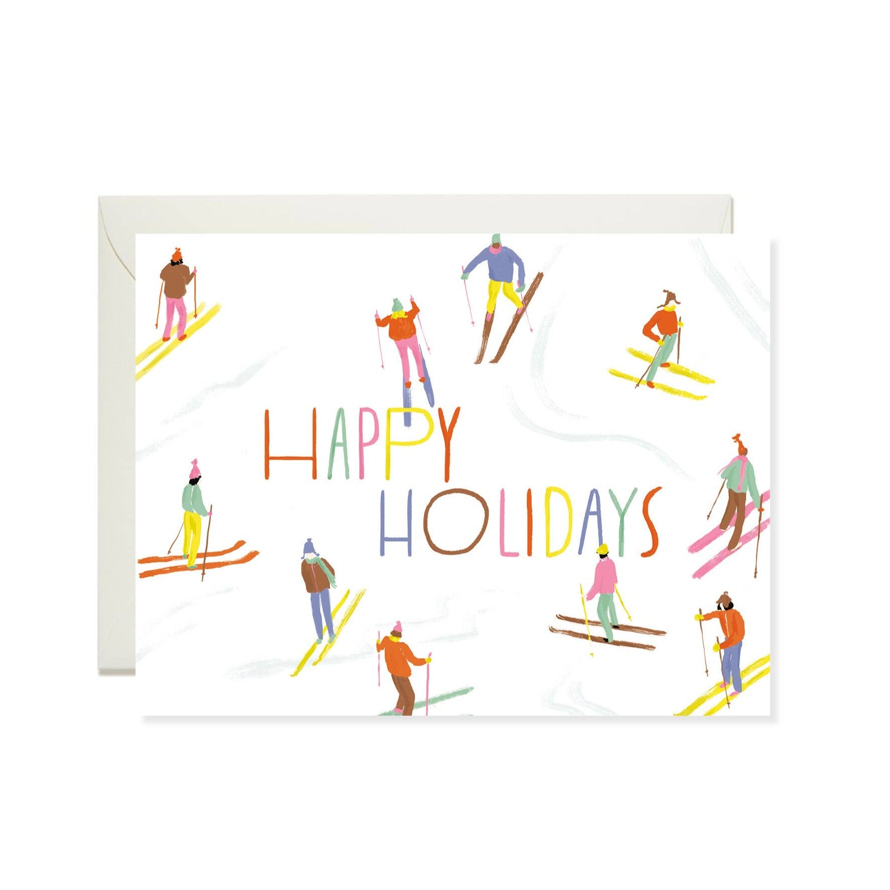 Holiday Skiers Card