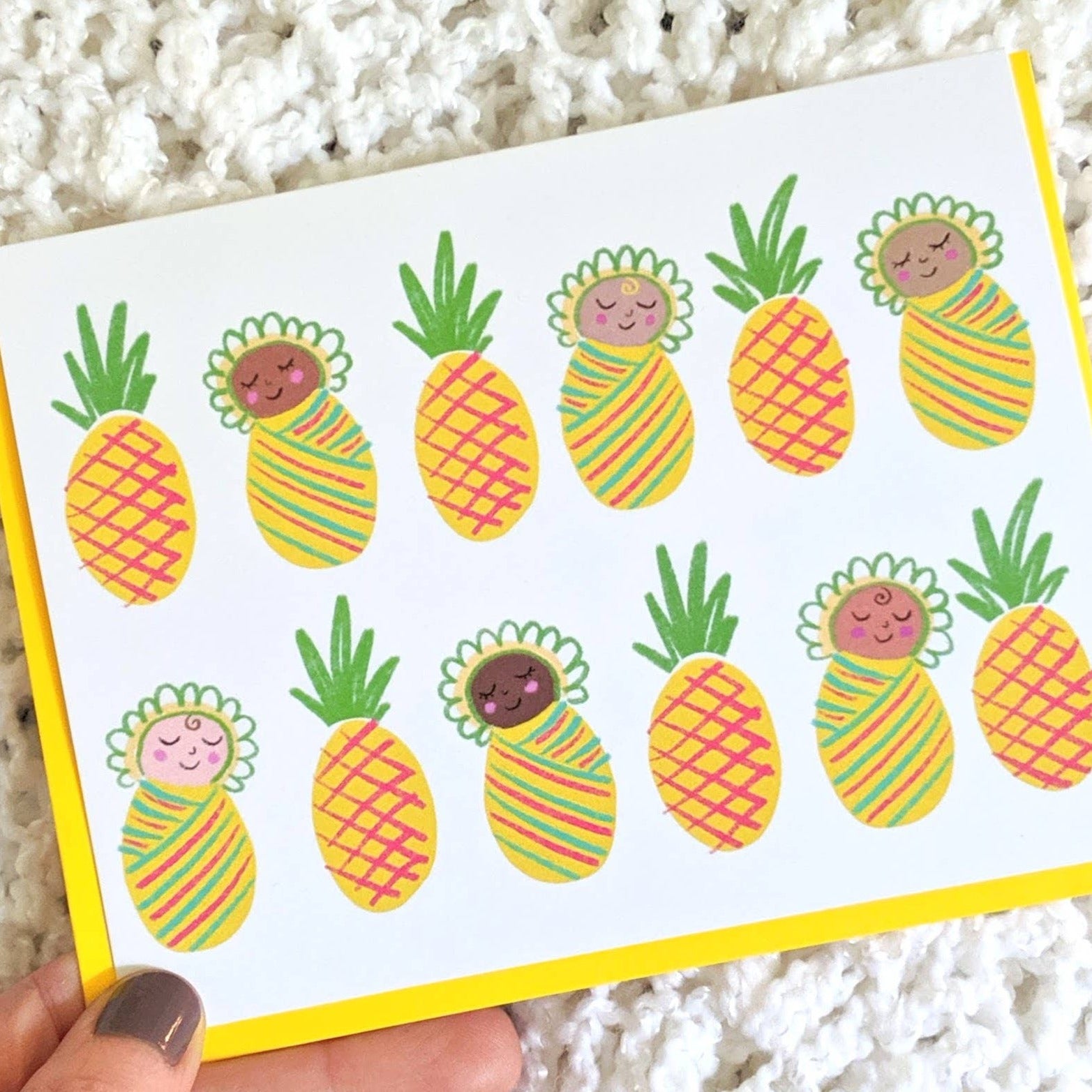 Pineapple Babies Card