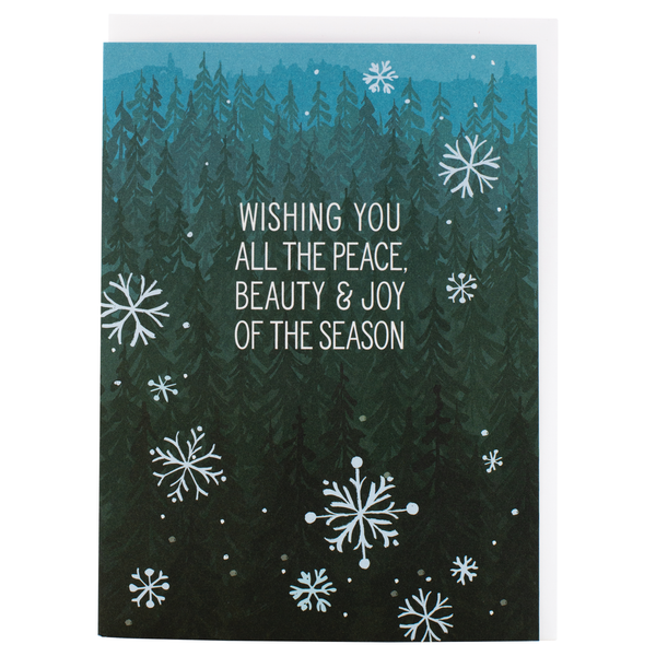 Pine Forest Holiday Card